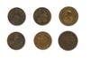 (FRENCH LINE.) Group of 6 bronze medallions,